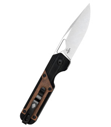 Kizer Knives Mini Militaw G10 + Mkuruti-Holz, Taschenmesser