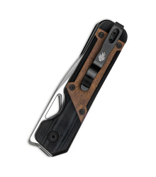 Kizer Knives Mini Militaw G10 + Mkuruti-Holz, Taschenmesser