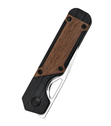 Kizer Knives Mini Militaw G10 + Mkuruti-Holz, Taschenmesser
