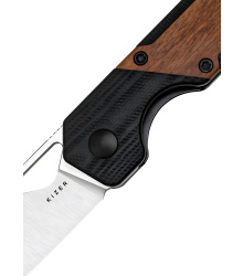 Kizer Knives Mini Militaw G10 + Mkuruti-Holz, Taschenmesser