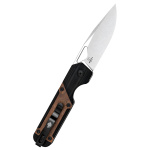 Kizer Knives Mini Militaw G10 + Mkuruti-Holz, Taschenmesser