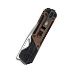 Kizer Knives Mini Militaw G10 + Mkuruti-Holz, Taschenmesser