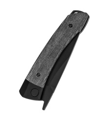 Kizer Knives Mini Momo, Aluminum, Micarta, black, Taschenmesser