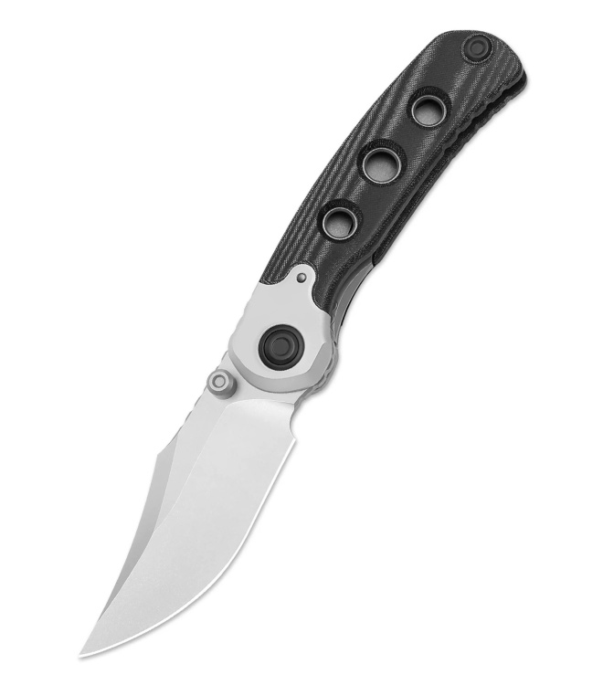 Kizer Knives Pioneer, Aluminum, Black Micarta, Nitro-V, Taschenmesser