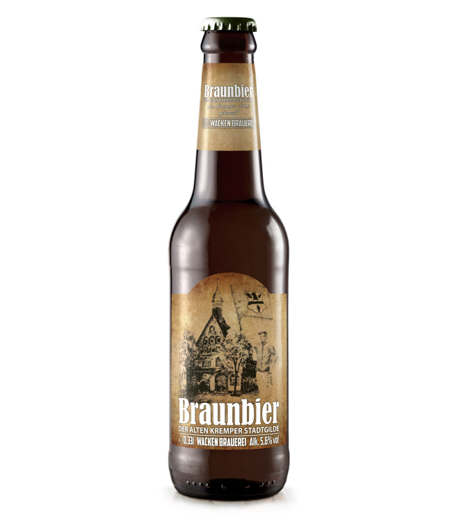 Braunbier der Alten Kremper Stadtgilde - 0,33l Flasche - Wacken Brauerei