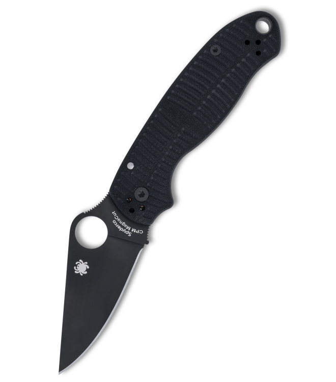 Spyderco Para 3 SALT, G10, Magnacut, All Black, Taschenmesser