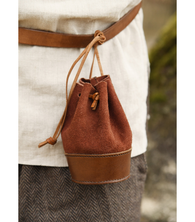 Mittelalter Beutel aus Leder