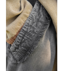 Mittelalter Hose Gorm, Used-Look, schwarz/braun