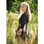 Mittelalter Tunika Yrsa, Used-Look, schwarz