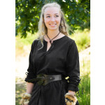 Mittelalter Miedergürtel aus Leder, schwarz