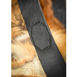 Mittelalter Miedergürtel aus Leder, schwarz