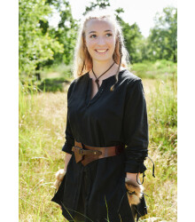 Mittelalter Miedergürtel aus Leder, braun
