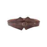 Mittelalter Miedergürtel aus Leder, braun
