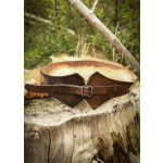 Mittelalter Miedergürtel aus Leder, braun