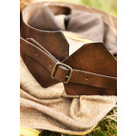 Mittelalter Miedergürtel aus Leder, braun