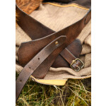 Mittelalter Miedergürtel aus Leder, braun