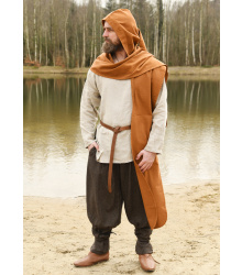 Mittelalter Schal mit Kapuze, div. Farben