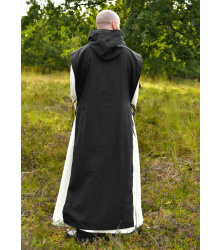 Mönchskutte Anselm, 2-in-1, natur - schwarz