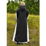 Mönchskutte Anselm, 2-in-1, natur - schwarz