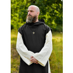 Mönchskutte Anselm, 2-in-1, natur - schwarz