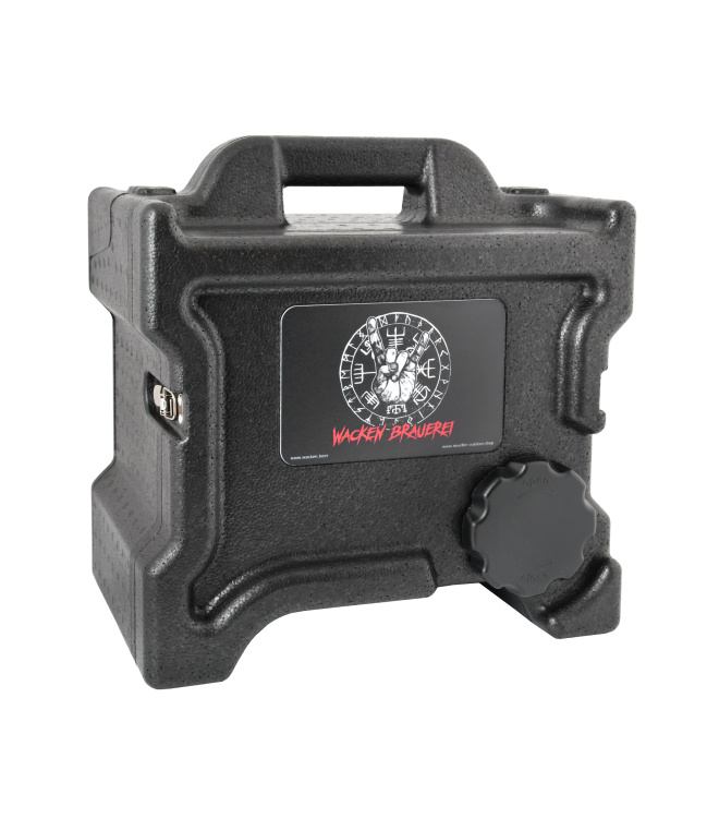 Dosenbutler, Bierkühlbox mit 12 Dosen Bier - Wacken Brauerei