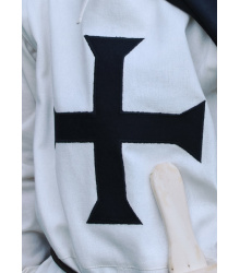 Kinder Wappenrock Alexander, Deutschordensritter, natur/schwarz