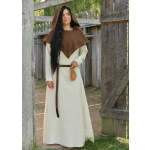 Wikinger Gugel Eske, Diamantköper, Wolle, braun