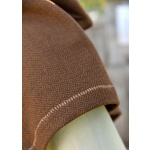 Wikinger Gugel Eske, Diamantköper, Wolle, braun