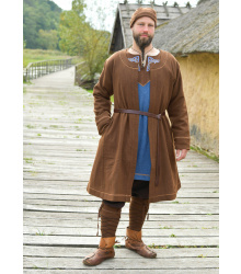 Wikinger Wadenwickel Janne, Beinwickel, Diamantköper, Wolle, braun