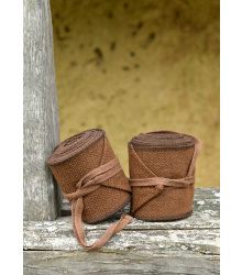 Wikinger Wadenwickel Janne, Beinwickel, Diamantköper, Wolle, braun