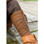 Wikinger Wadenwickel Janne, Beinwickel, Diamantköper, Wolle, braun
