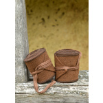 Wikinger Wadenwickel Janne, Beinwickel, Diamantköper, Wolle, braun