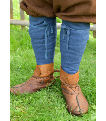 Wikinger Wollwadenwickel Ando, Beinwickel, blau