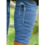 Wikinger Wollwadenwickel Ando, Beinwickel, blau