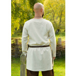 Schlichte Wikinger Tunika Bjane, Wolle, natur
