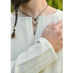 Schlichte Wikinger Tunika Bjane, Wolle, natur