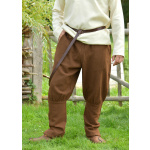 Wikinger Hose Helmer, Diamantköper, Wolle, braun