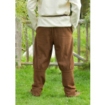 Wikinger Hose Helmer, Diamantköper, Wolle, braun