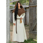 Schlichtes Wikinger Kleid Celeste, Wolle, natur