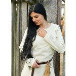 Schlichtes Wikinger Kleid Celeste, Wolle, natur