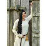Schlichtes Wikinger Kleid Celeste, Wolle, natur