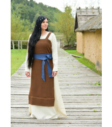 Wikinger Schürzenkleid Annik, Diamantköper, braun