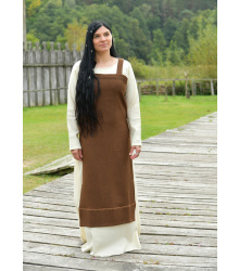 Wikinger Schürzenkleid Annik, Diamantköper, braun