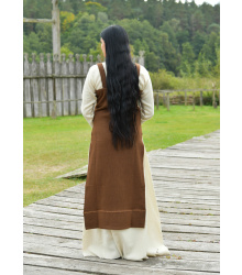 Wikinger Schürzenkleid Annik, Diamantköper, braun