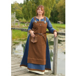 Wikinger Schürzenkleid Annik, Diamantköper, braun
