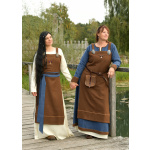 Wikinger Schürzenkleid Annik, Diamantköper, braun