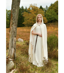 Mittelalter Kleid Ingrid mit Schnürung am Rücken, natur