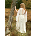 Mittelalter Kleid Ingrid mit Schnürung am Rücken, natur