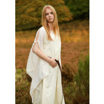 Mittelalter Kleid Ingrid mit Schnürung am Rücken, natur