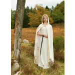 Mittelalter Kleid Ingrid mit Schnürung am Rücken, natur